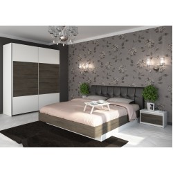 Σετ Κρεβατοκάμαρας ξύλινο ROXAN DIOMMI 40-019